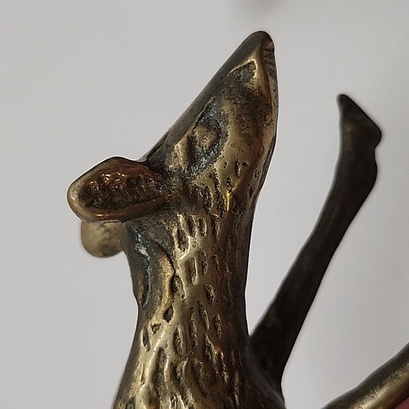 Vintage Brass Deer 3 Count 6" 4" & 3" - Picture 13 of 13